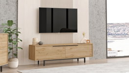 Hanah Home Soporte de TV On1-S Nogal
